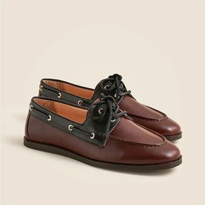 J. Crew Women's Brown and Black Loafers EUC